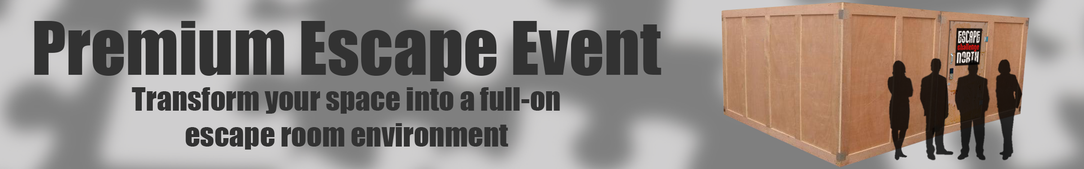premium escape room banner